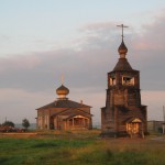 Уникальный снимок: вид на Успенский комплекс села без Успенской церкви.